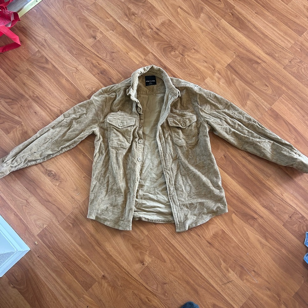 RSQ Corduroy Beige Shirt